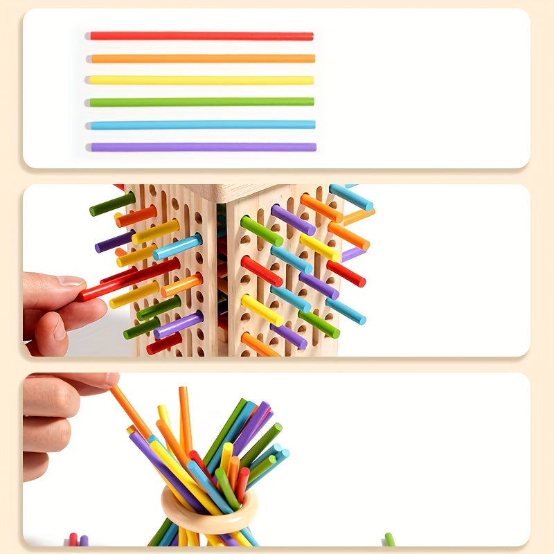 Montessori houten torenspel