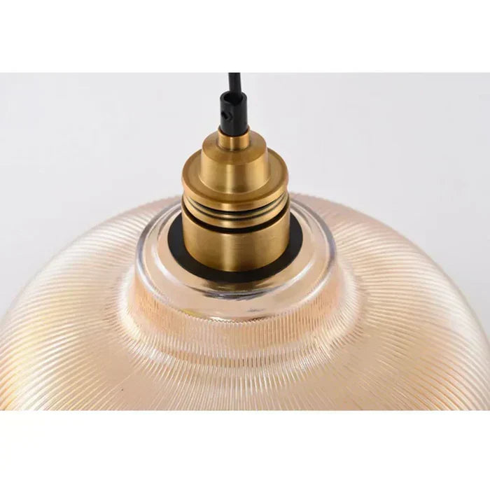 Glazen Hanglamp Met LED Verlichting