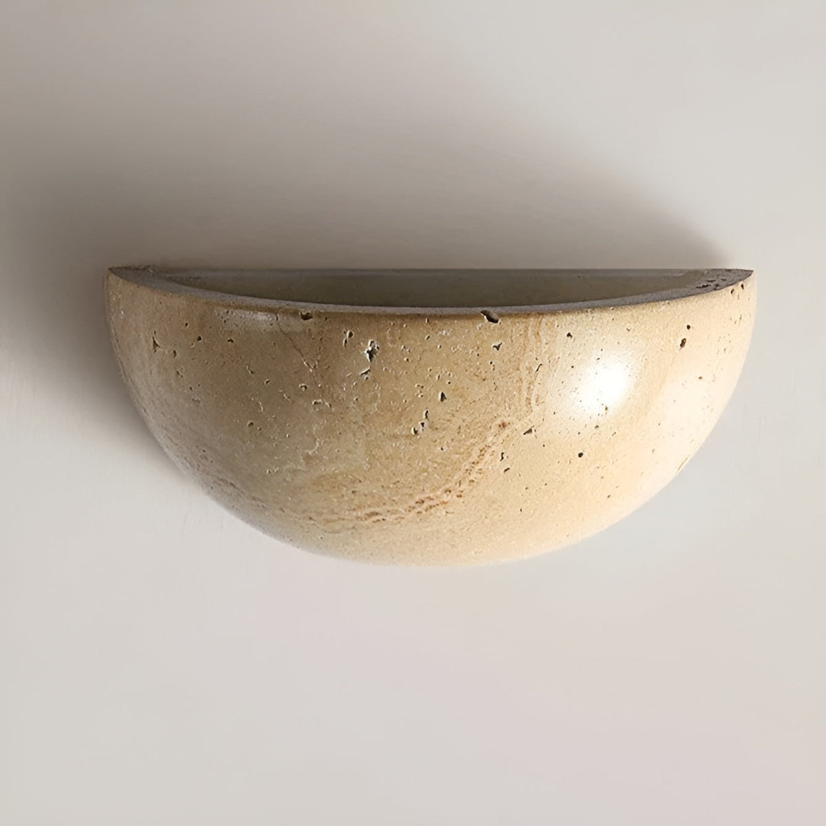 Halfronde LED Wandlamp Wabi-Sabi