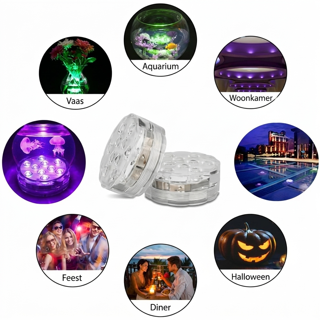 Waterdichte LED RGB zwembadlamp