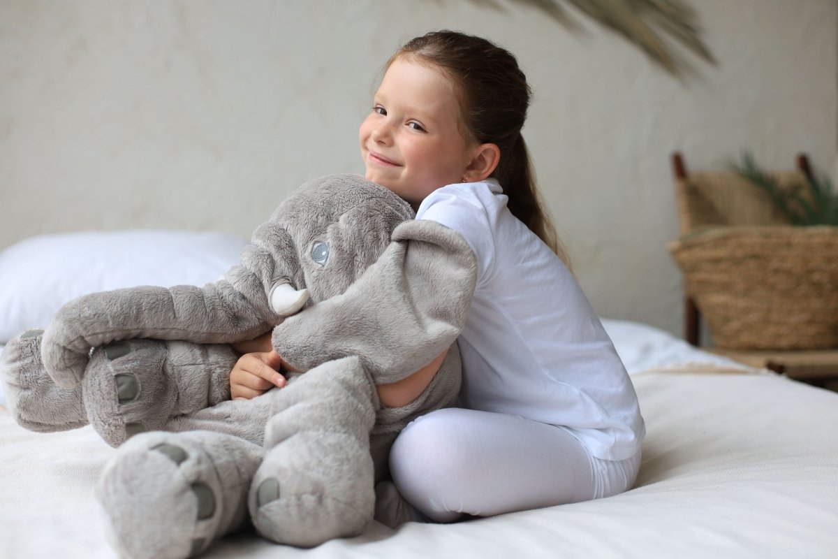 Pluche Olifant Knuffelkussen