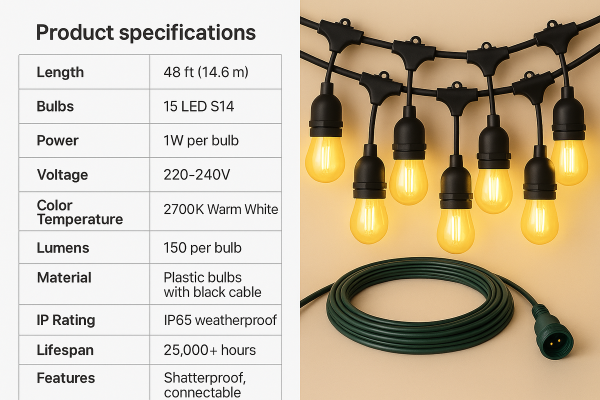 Lichtslinger Buitenverlichting met LED-Lampen