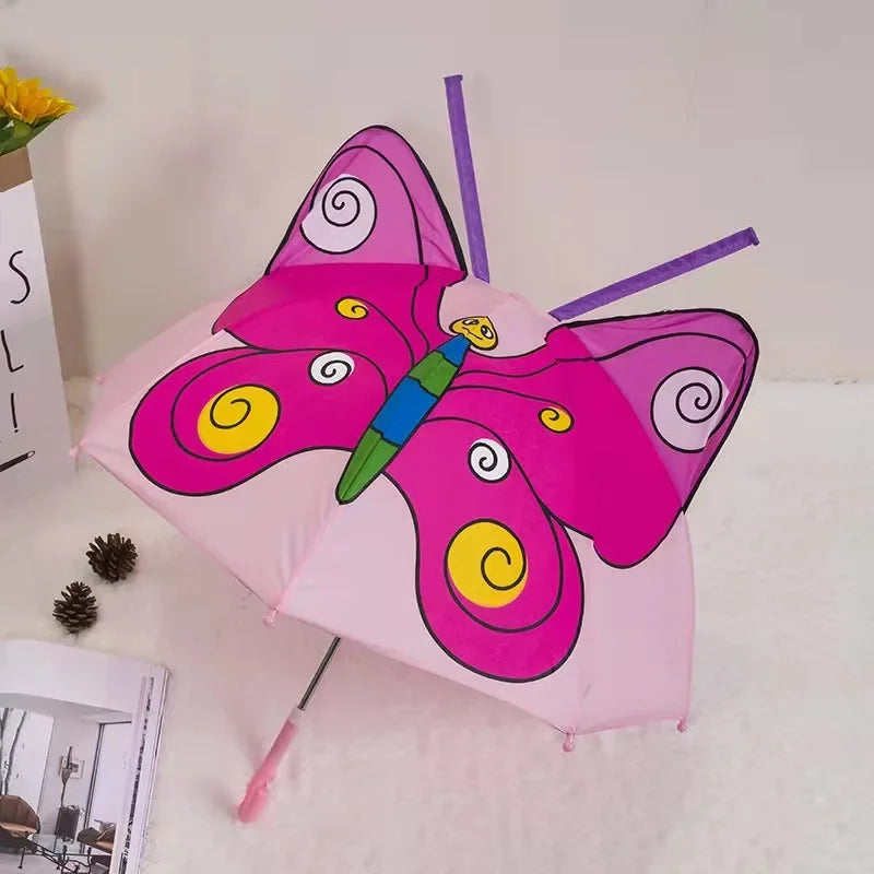 Kleurrijke kinderparaplu met dierenprint