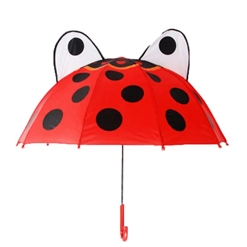 Kleurrijke kinderparaplu met dierenprint