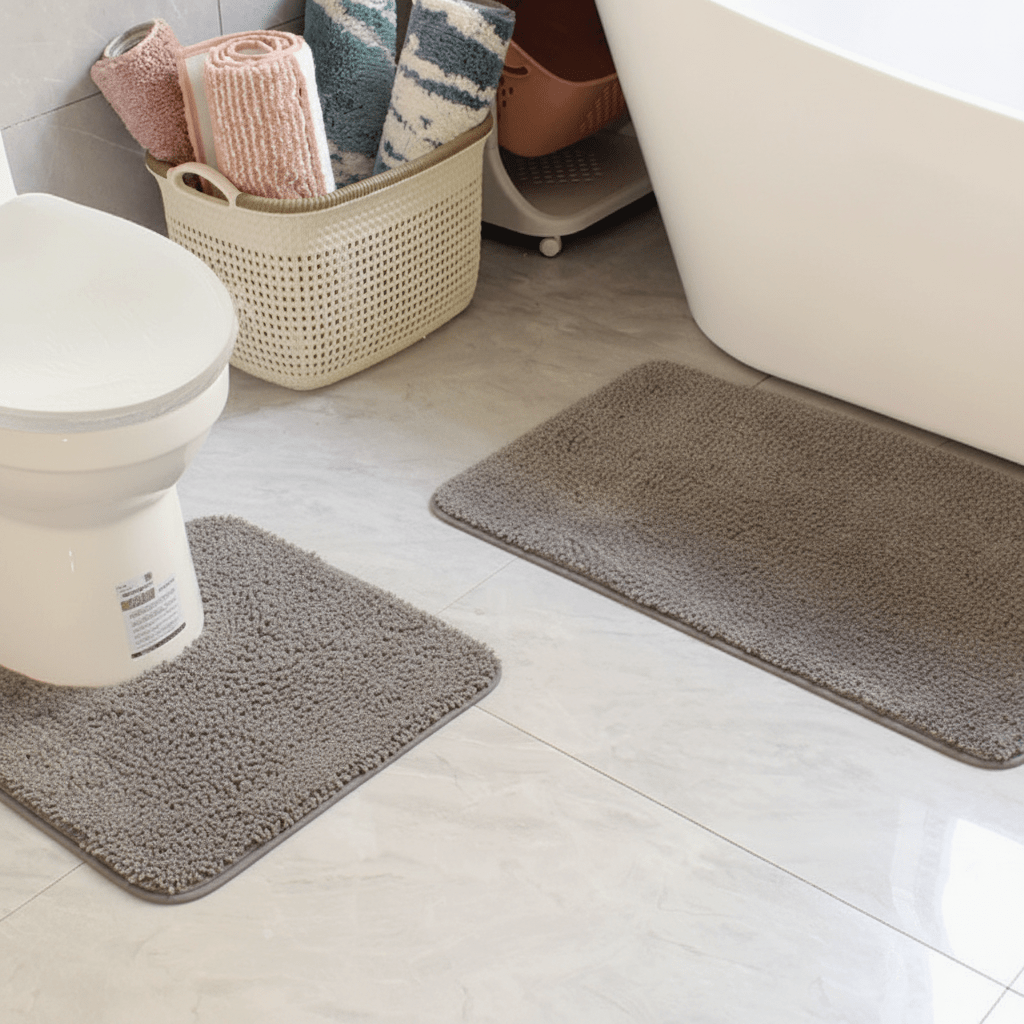 Pluche microvezel badmat