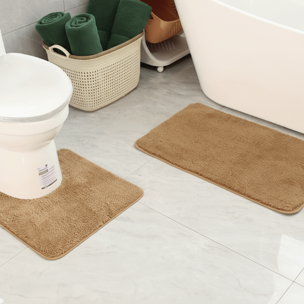 Pluche microvezel badmat
