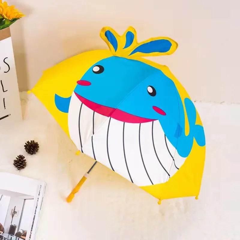 Kleurrijke kinderparaplu met dierenprint