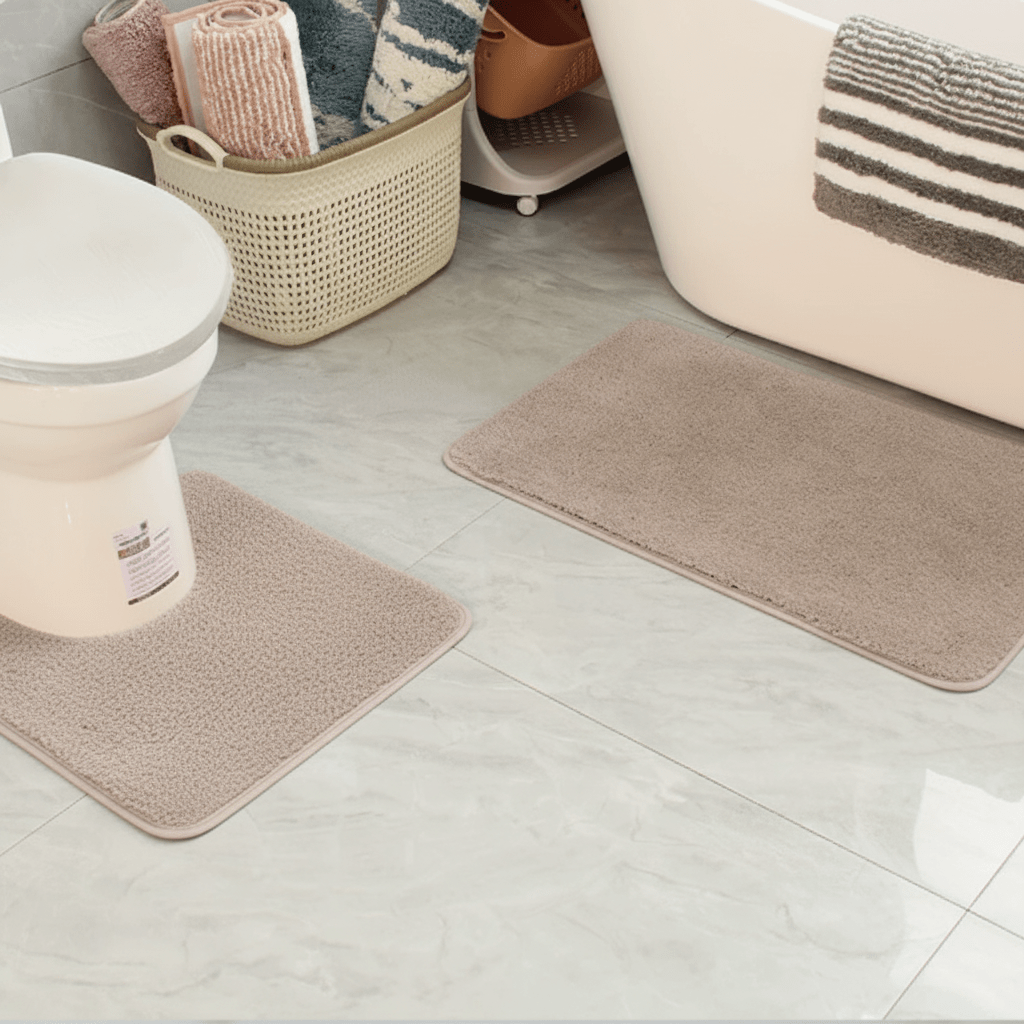 Pluche microvezel badmat