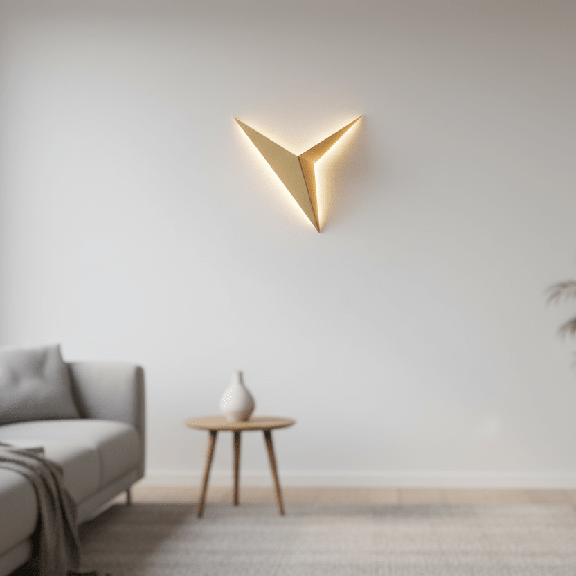 LED Wandlamp Driehoekig Design