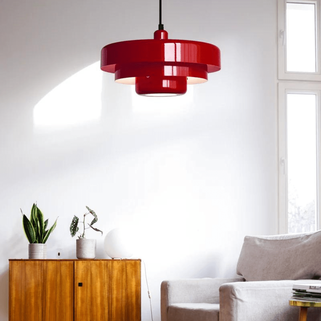 Vintage Metalen Plafondlamp Met Led-Verlichting