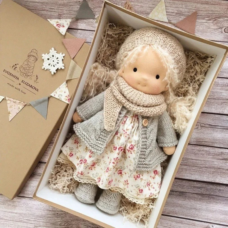 Mila Waldorfstijl Katoenen Knuffelpop