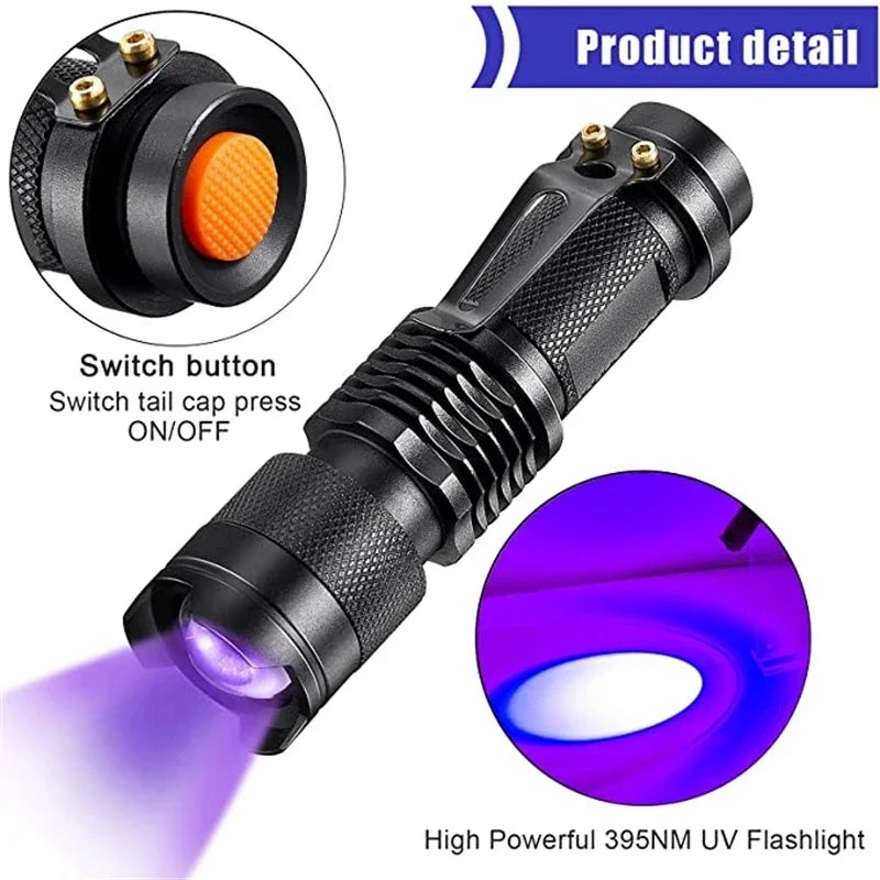 LED UV Zaklamp Inspectielamp