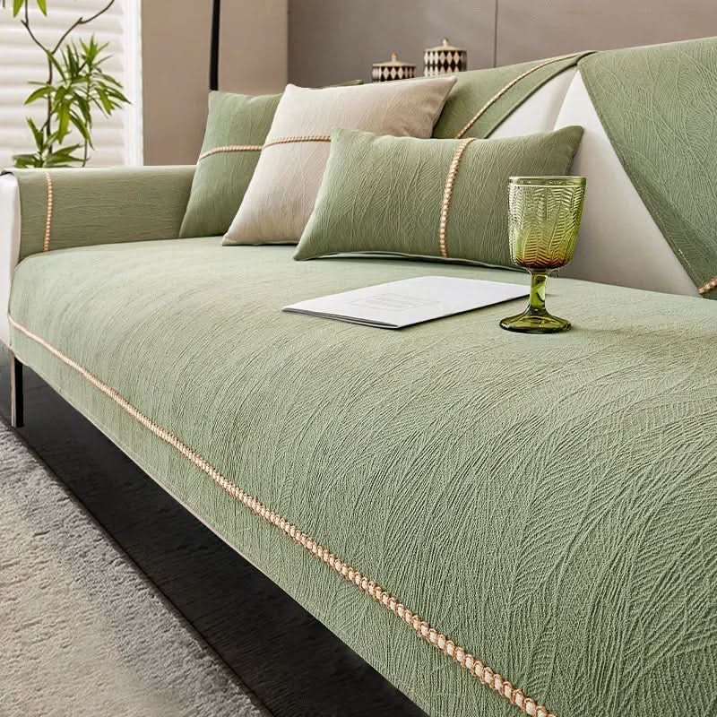Antislip Sofahoes met Linnenlook