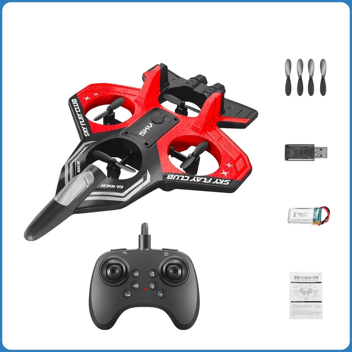 AeroGlide bestuurbare stuntvliegtuig