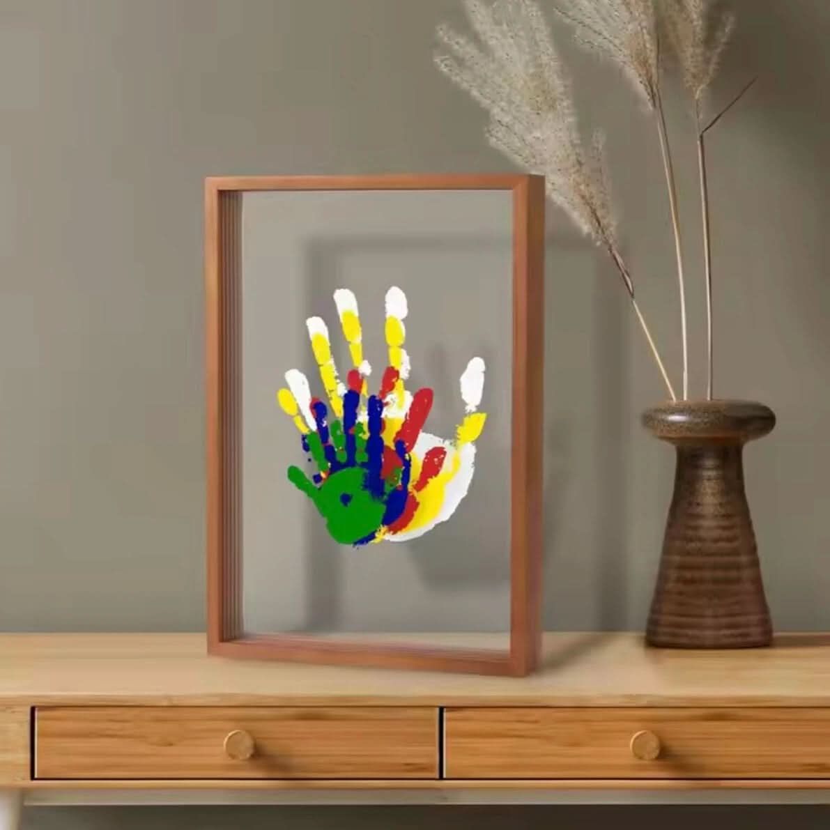 Eerste Contact Baby Hand- En Voetafdrukset