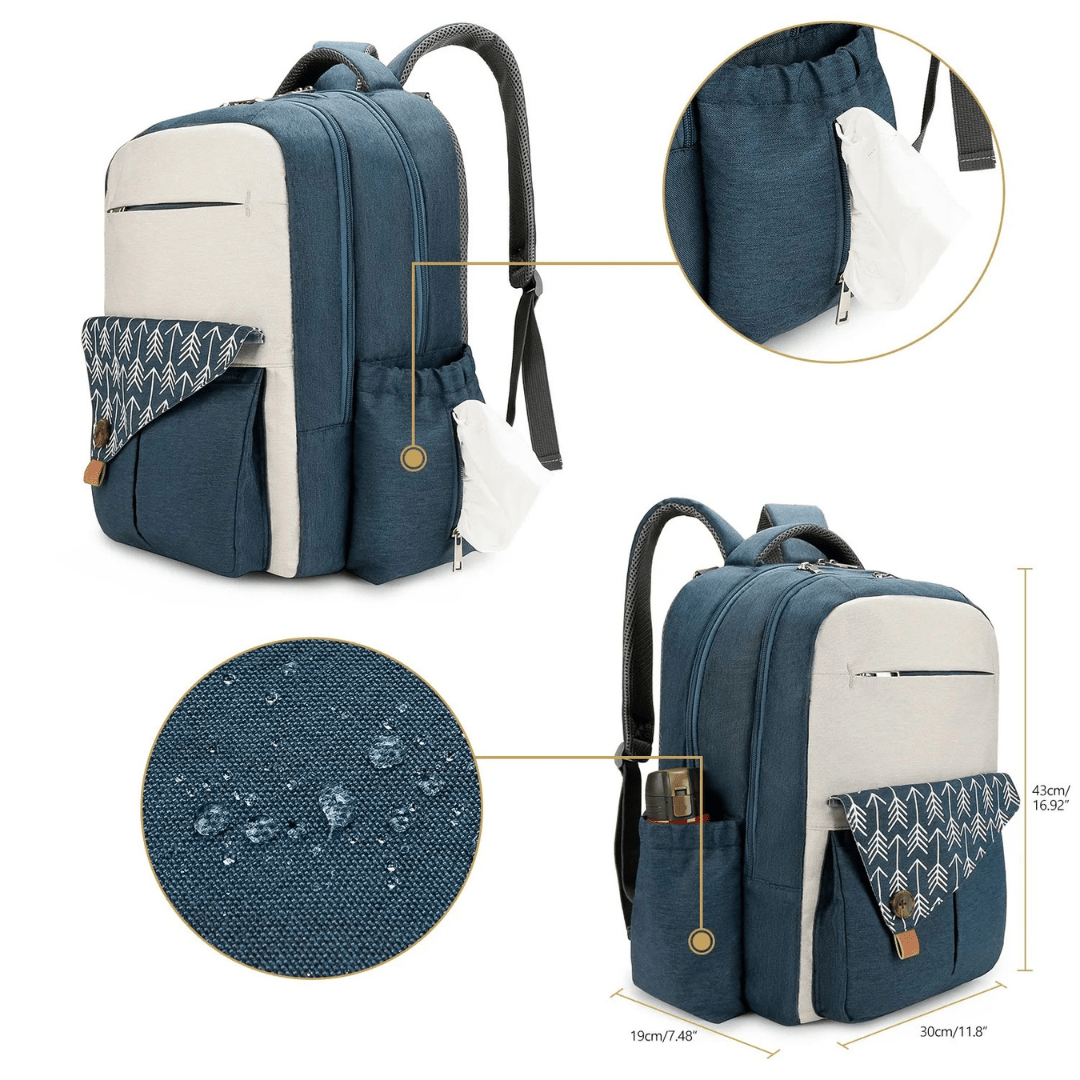 CarryMosaic Luierrugzak met XL-Opening