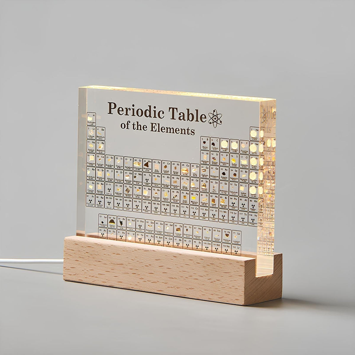 Luminous Periodiek Systeem met Echte Elementen