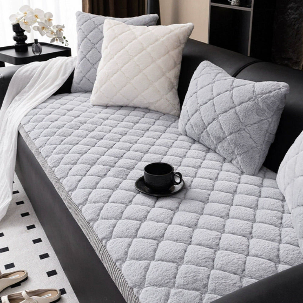 Luxe Diamant Gestikte Pluche Bankhoes