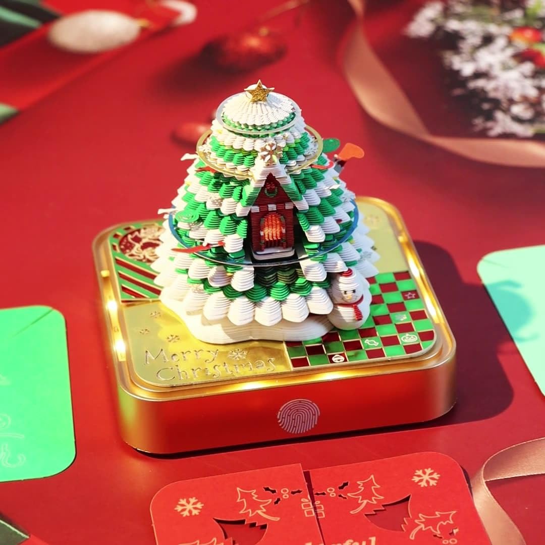 Magische Kalender 2026 3D-Kerstboom met Verlichting