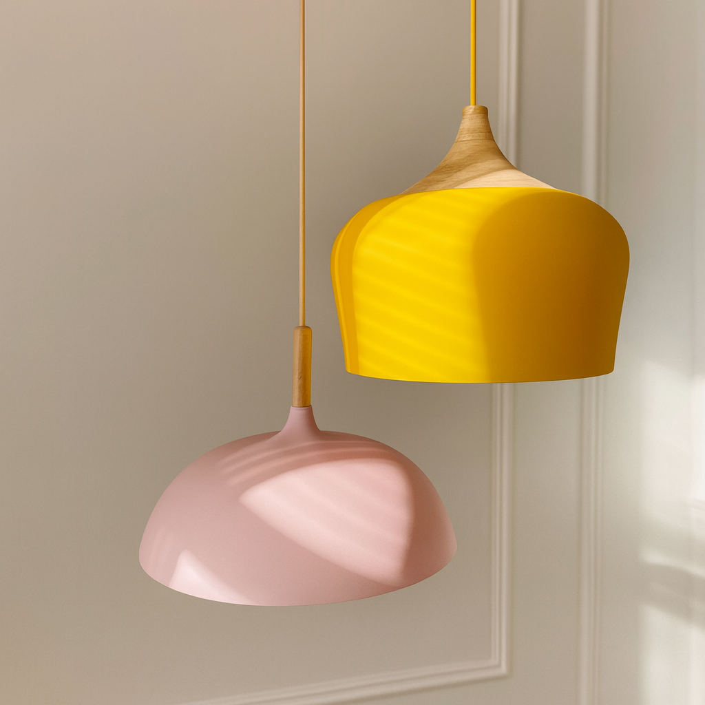 Pastel retro design hanglamp