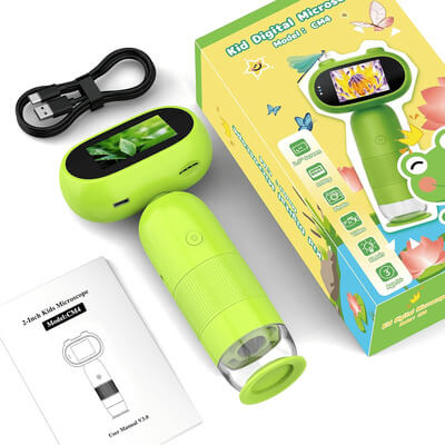 CurioScope draagbare digitale kindermicroscoop
