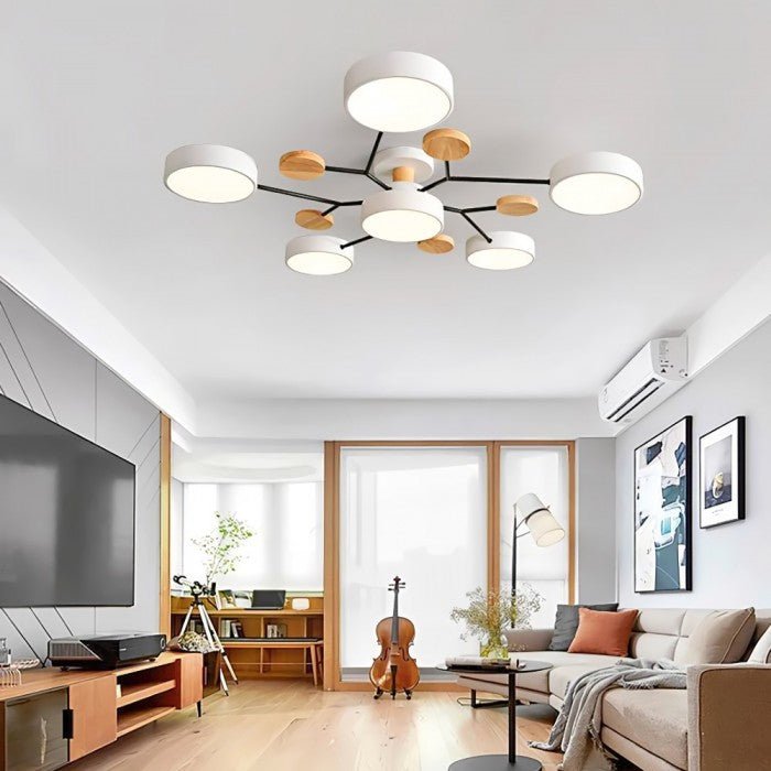 Nordora Scandinavische LED-plafondlamp