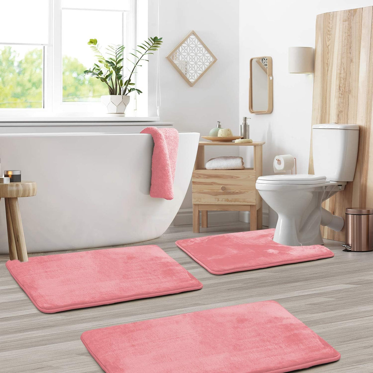 Memory Foam Badmatten Set 3-Delig
