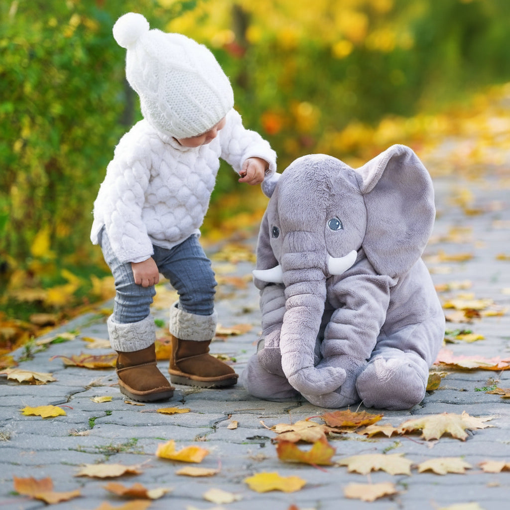 Pluche Olifant Knuffelkussen