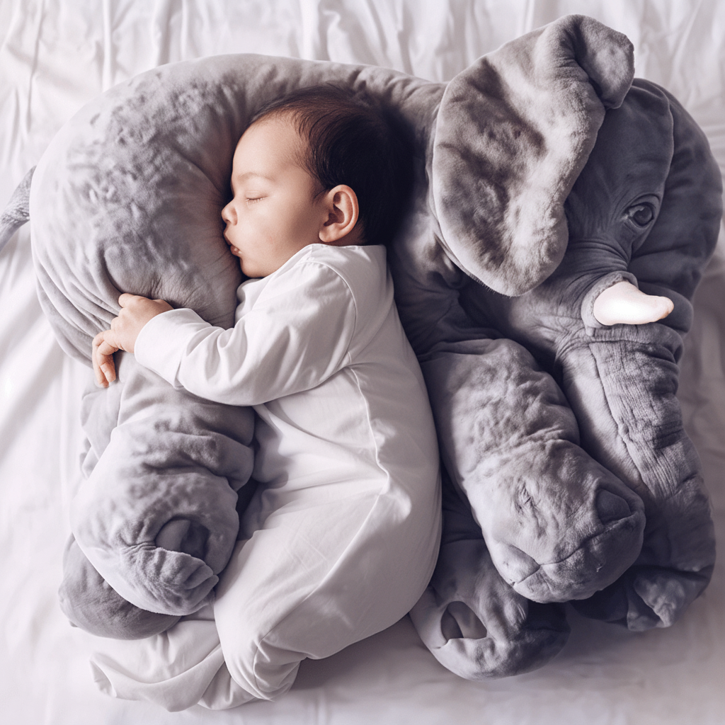 Pluche Olifant Knuffelkussen