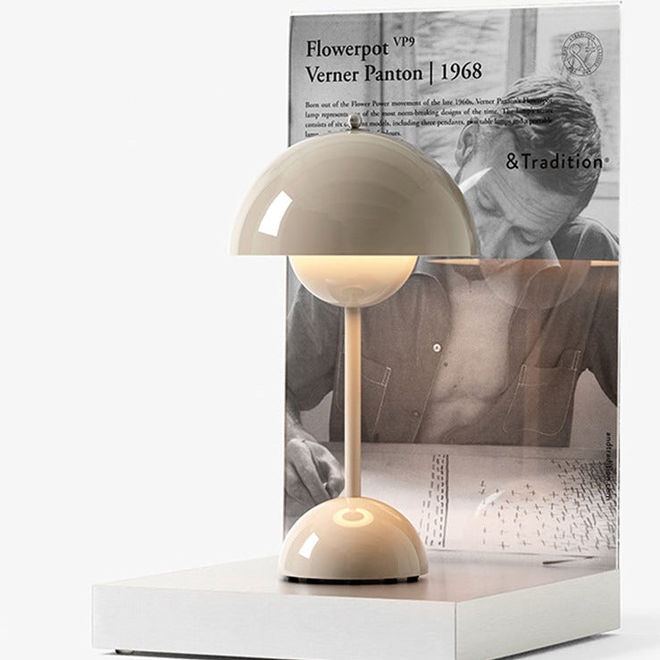 Retro Tafellamp met LED Licht