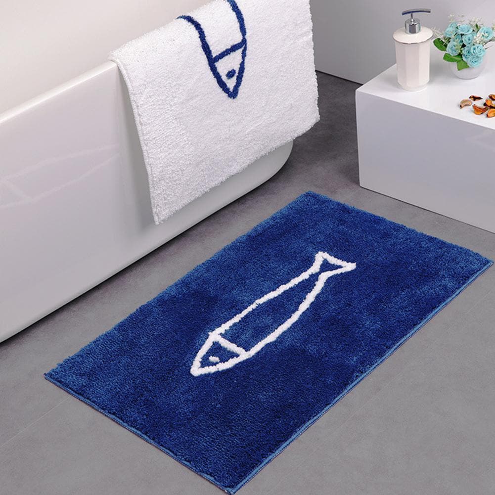 Weelderige Chenille Badmat met Anti-Slip