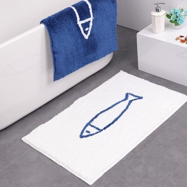 Weelderige Chenille Badmat met Anti-Slip