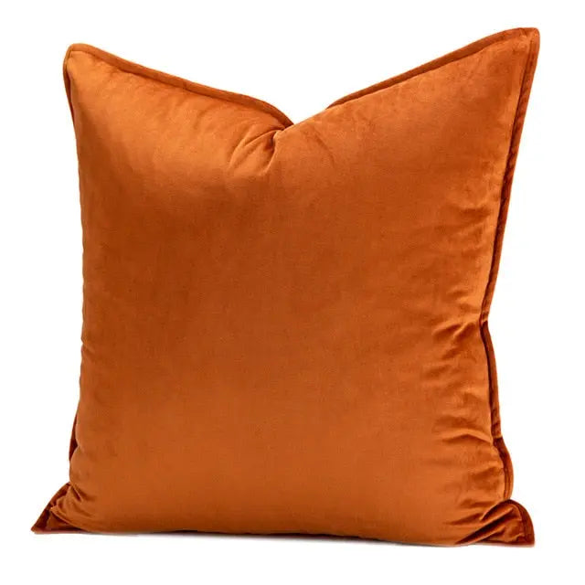 Luxe Fluwelen Kussenhoes Met Flanellen Rand