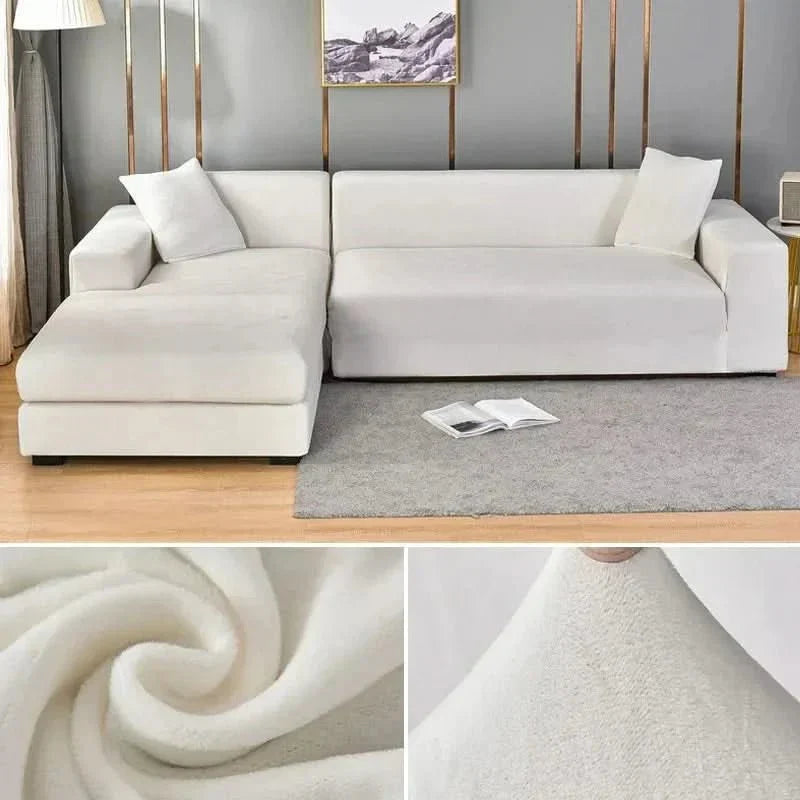 Elastische Fluwelen Bankhoes