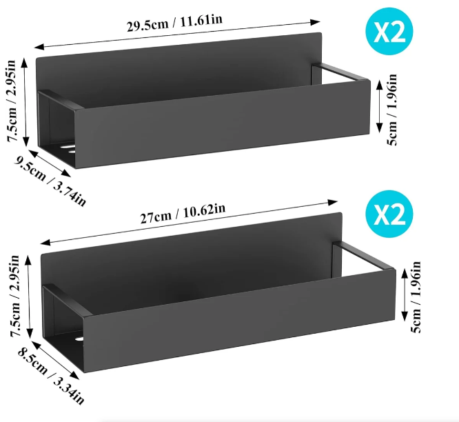 Magnetisch Kruidenrek Set van 4