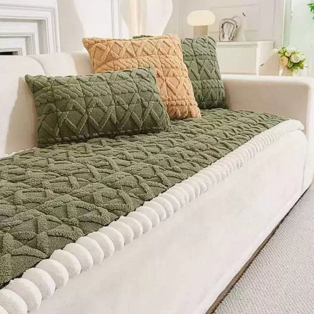 Sherpa Pluche Sofa Beschermhoes