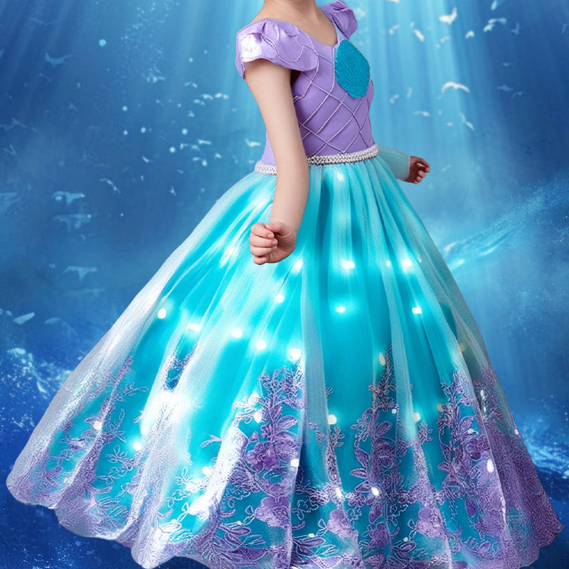 Prinsessenjurk met lichtgevende effecten