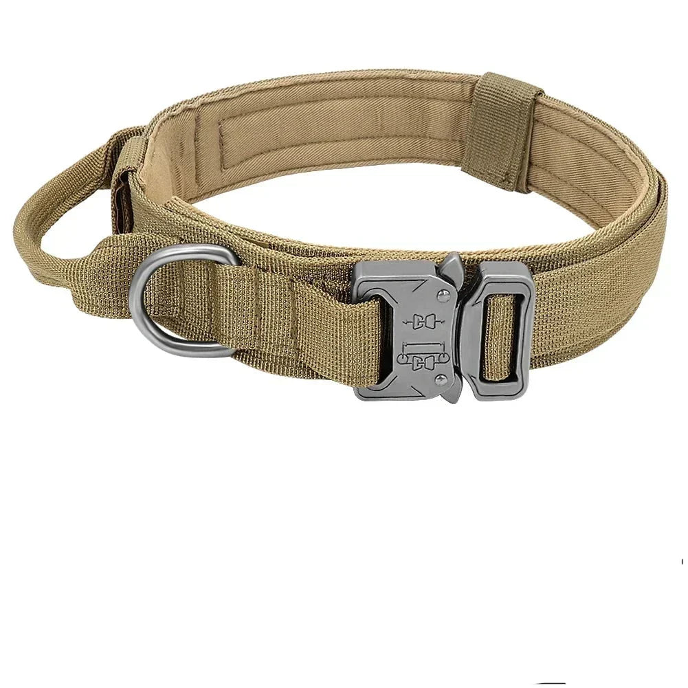 Tactische Hondenhalsband met Controlegreep