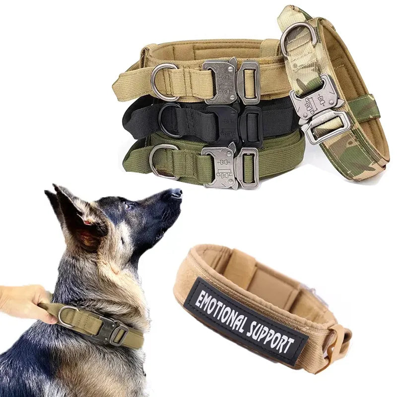 Tactische Hondenhalsband met Controlegreep