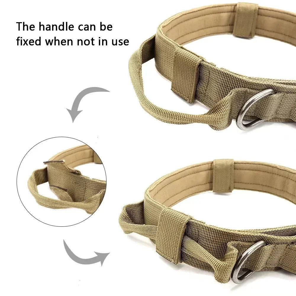 Tactische Hondenhalsband met Controlegreep
