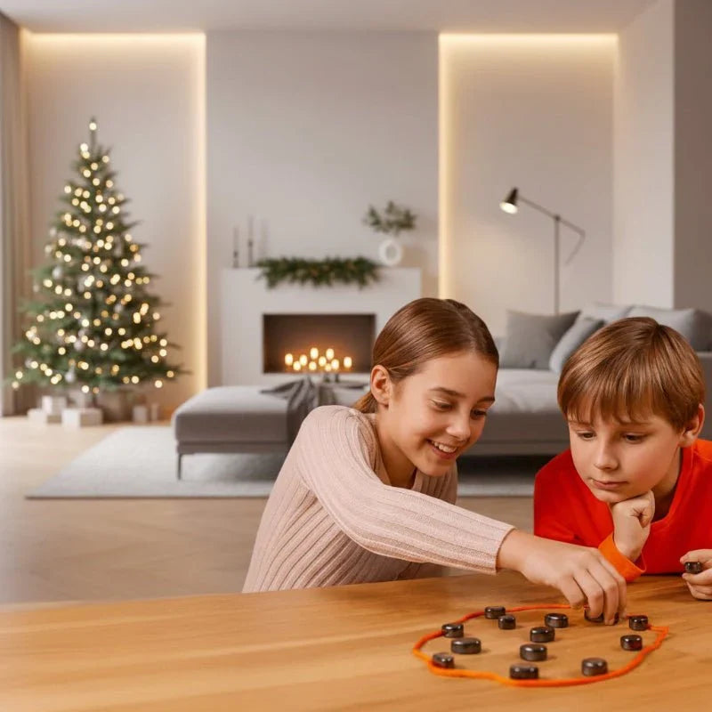 Magnetisch reisschaakspel met bord