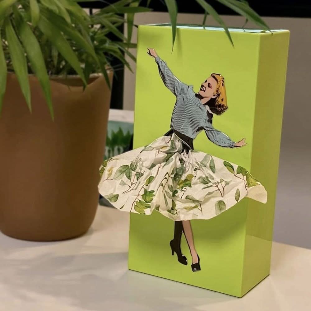 Rock speelse tissue box