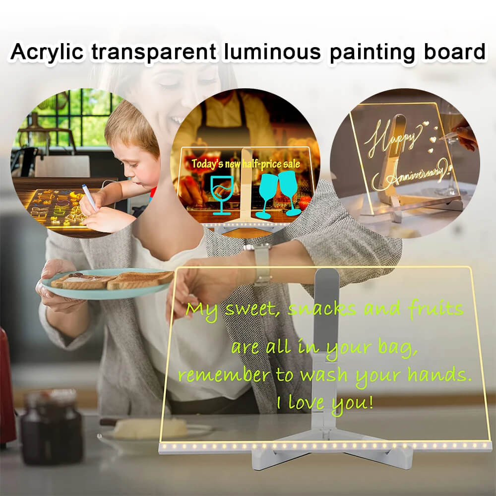 Luminous LED Acryl Schrijfbord