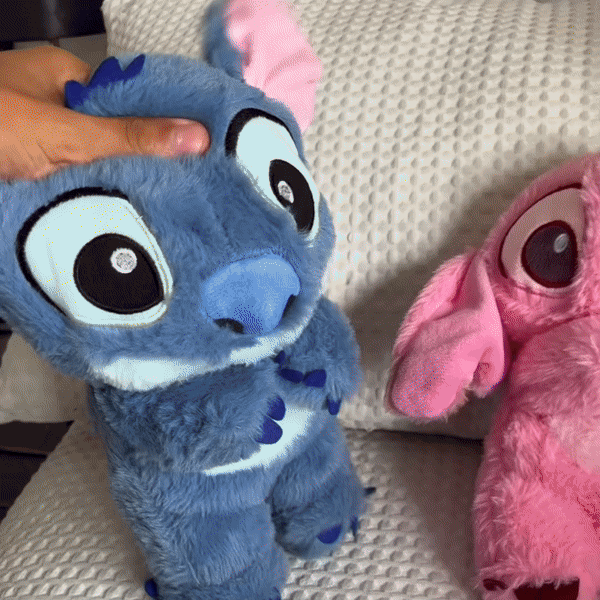 Ademende Pluche Knuffel met Muziek en Licht