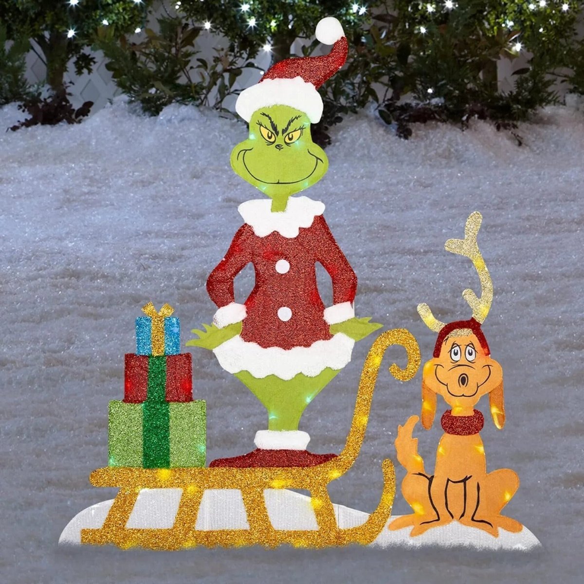 Grinch LED Tuindecoratie