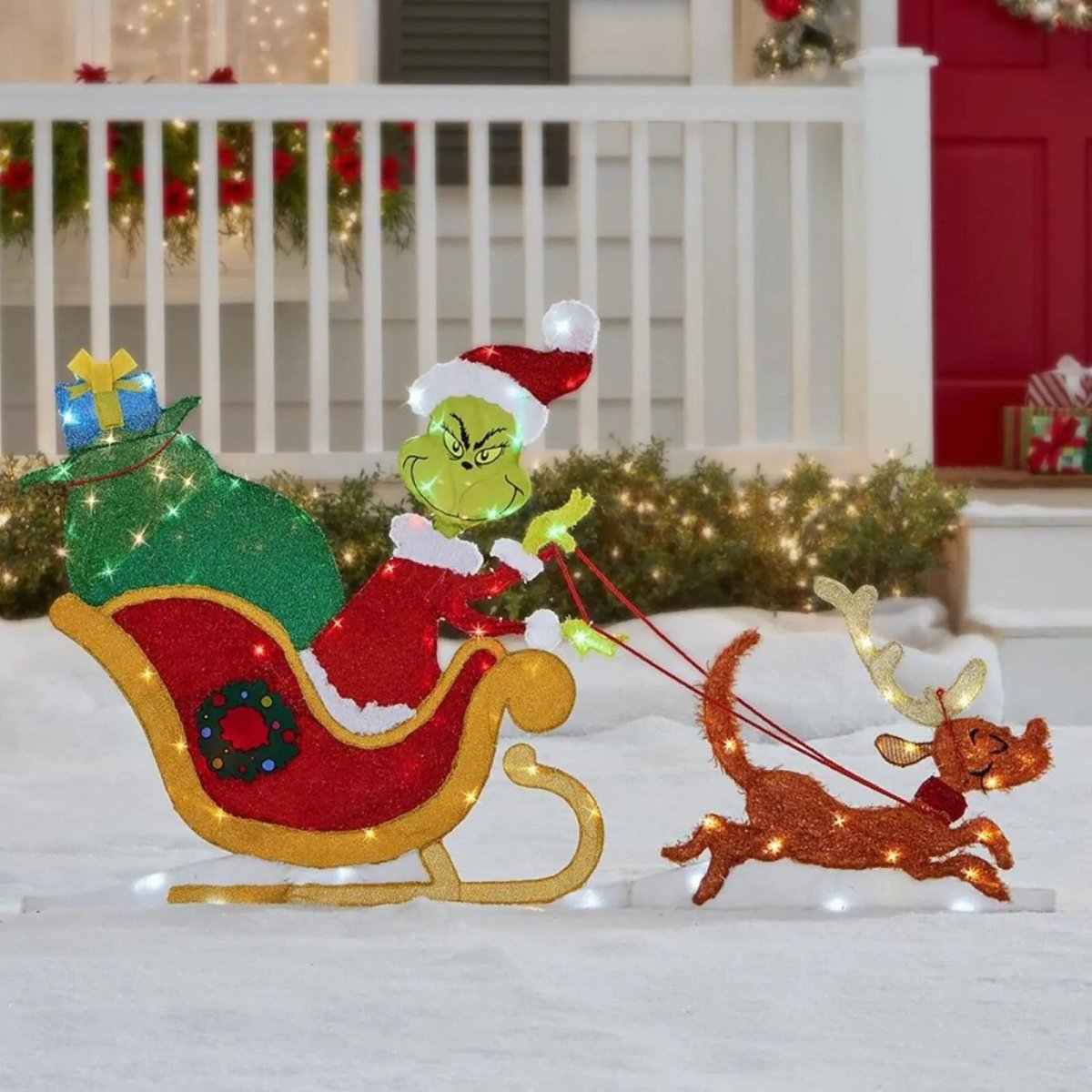 Grinch LED Tuindecoratie
