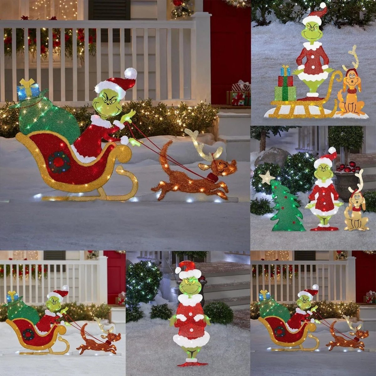 Grinch LED Tuindecoratie