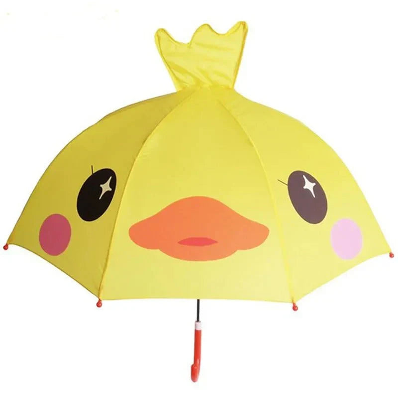Kleurrijke kinderparaplu met dierenprint