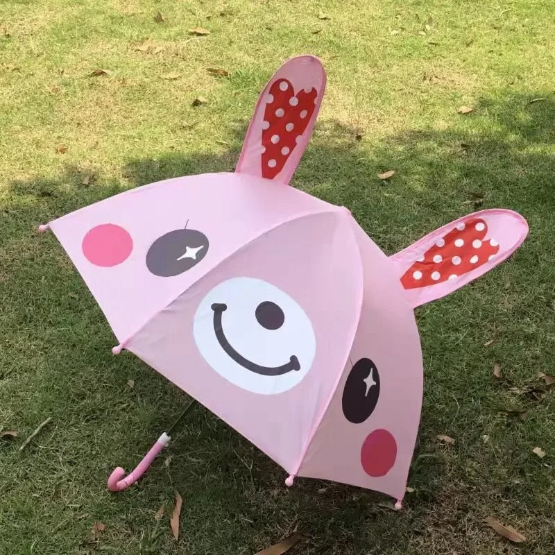 Kleurrijke kinderparaplu met dierenprint