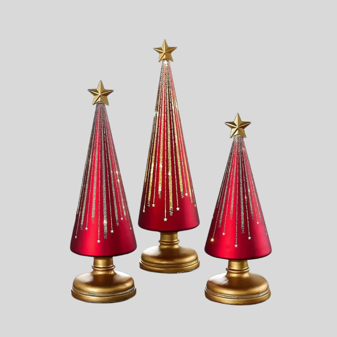Verlichte kerstboomdecoratie voor binnen